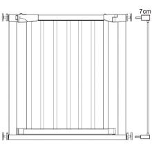 Trepi turvavärav Springos SG0012A 75-89 cm