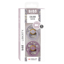 Bibs Liberty Colour Round Art.211658 Capel/Fosil Grey 100% looduslikust kummist lutt 0-6 kuud (2 tk.)