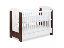 Klups Safari Giraffe Art.21626Baby crib with a drawer
