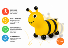 Bo Jumping Animals Art.223145 Beebi džemprid