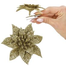 Jõulukaunistus "Poinsettia" Springos CA0725 11x11 cm