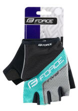 Cimdi FORCE RIVAL Black/Turquoise L