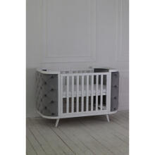 La Bebe™ Boho Slim 4 in 1 Art.9403500000vp White/Beige Velour