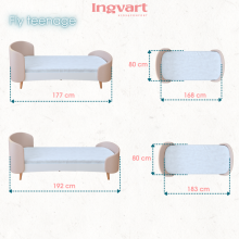 La Bebe™ Fly Bed 5 in 1 Art.227067 Green