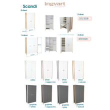 La Bebe™ Scandi Wardrobe Art.227070 White