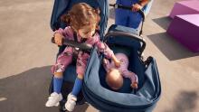 Bugaboo Donkey 6 Double Art.227109 Cocao Brown Children's universal stroller transformable for the weather
