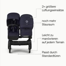 Bugaboo Donkey 6 Double Art.22711 Moon Grey Children's universal stroller transformable for the weather