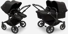 Bugaboo Donkey 6 Twin Art.227114 Heritage Black Children's universal stroller transformable for the weather