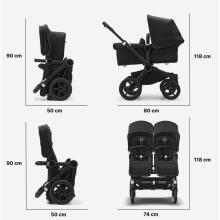 Bugaboo Donkey 6 Twin Art.227116 Deep Indigo Children's universal stroller transformable for the weather
