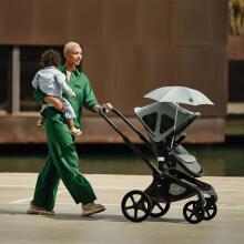 Bugaboo Fox 5 2 in 1 Art.227117 Misty White Children's universal stroller transformable for the weather