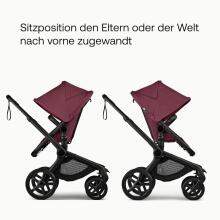 Bugaboo Fox 5 2 in 1 Art.227126 Dark Cherry Children's universal stroller transformable for the weather