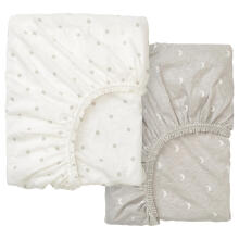 La Bebe™ I-Soft Sheet Art.504.576.00 Beige Star  Sheet 120x60cm