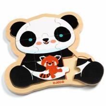 Puidust pusle - Panda (9 tükki)