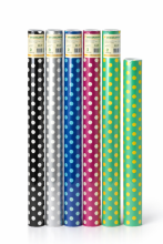 Gift Paper DeLux Spots Art.230326 Gift paper 200x70cm