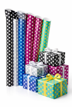 Gift Paper DeLux Spots Art.230326 Gift paper 200x70cm