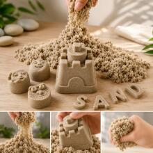 Bebe Basic Kinetic Super Sand Art.231052 Yellow Fluffy sand - Yellow - 90 g