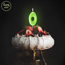 Birthday Fun - number candle GITD 0