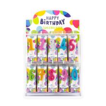 Birthday Fun - Number candles - Glitter mini (0–9 mix)