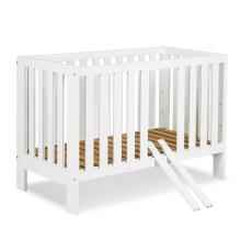 Klups Amelia Art.233083 White Laste puidust võrevoodi 120x60 cm