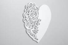 Klups Nel Heart Art.233094 Ash-White Laste puidust võrevoodi 120x60cm