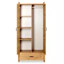 Klups Amelia Art.233121 White  two-door wardrobe white