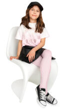 NOVITI RM009-G-02 Micro tights 40 den powder pink stripes 128/134
