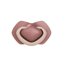 CANPOL 22/655 Fafa silicone symmetrical pacifier 0-6 ɣleti Amadede Dzadzɛ 2 pcs pink
