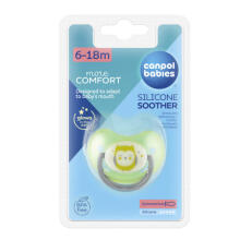 CANPOL BABIES  Ortodont. sil. lutt 6-18 kuud Night Dreams (1pc), 22/501_gre