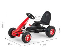 MILLY MALLY 3126 Viper Dzĩ Pedal Go-Kart