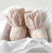 La Bebe™ Lambswool Natural Eco Socks/Booties Art.236526 Natural wool socks/boots for newborns