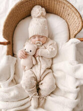 La Bebe™ Lambswool Natural Eco Socks/Booties Art.236527 Natural wool socks/boots for newborns