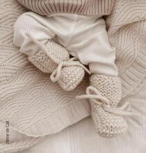 La Bebe™ Lambswool Natural Eco Socks/Booties Art.236716 Natural wool socks/boots for newborns