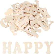 Wooden Letters A-Z  Art.23676 Puidust täht, 1 tk.