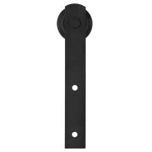Liuguste süsteem Springos HA5009, 183 cm, siin kuni 100 kg, barn door, teras, must