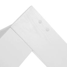 Voodimaja Springos BD01 WHITE, 160x80 cm, puidust lastemööbel