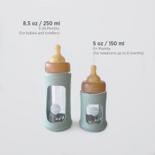 Hevea Glass Baby Bottle Wide Neck Art.239547