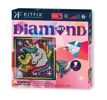 KITFIX Набор для рукоделия Алмазная мозайка Единорог