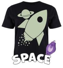 Splat Planet T-Shirt Space Art.SPG0031 pimedas helendav T-särk, Lliblikas