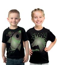 Splat Planet T-Shirt Dinosaur Art.SPG0021 pimedas helendav T-särk, Lliblikas