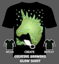 Splat Planet T-Shirt Unicorn Art.SPG0011  pimedas helendav T-särk, Lliblikas