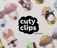 Cuty Clips Bunny  Art.CL0020 Original hair clip 2 pcs.