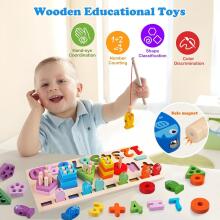 Plunack Montessori Wooden Art.241381  Montessori puidust pusle