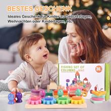 Wooderma Montessori Toy 3 in 1 Art.241381  Montessori puidust pusle