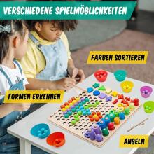 Faerly® Montessori Toy Magnetic Game 5 in 1 Art.241385    Montessori puidust pusle