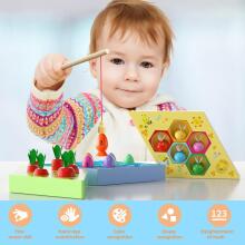 Uping Magnetic Fishing Game Art.241408 Montessori puidust pusle
