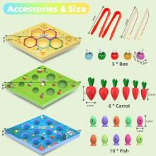 Uping Magnetic Fishing Game Art.241408 Montessori puidust pusle