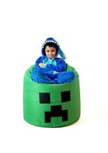 Qubo™  Drop Minecraft XL Art.241765 Сranberry Bean bag, Kott tool