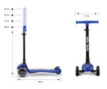 MILLY MALLY 6251 Scooter Blu si le dzo dam