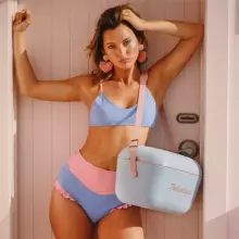 Polarbox Cool Box Retro Cooler Art.244394 Cyan – Baby rose