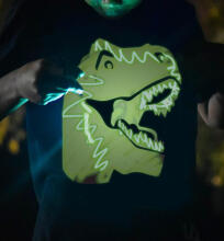 Splat Planet ƒe keklẽ le viviti me T-shirt, Dinosaur
